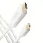 AXAGON Cabo Adaptador Mini DisplayPort para HDMI 4K/30 Hz 1,8 m Branco