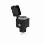 Tomada inteligente Tesla Smart Plug SP400 para exterior com monitorização de energia, IP44, 16A, 3680W, Schuko