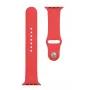 Pulseira tática de silicone Apple para Watch 1/2/3/4/5/6/7/SE 42/44/45mm vermelha