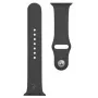 Pulseira tática de silicone para Watch 1/2/3/4/5/6/7/SE 38/40/41mm preta
