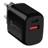 Carregador de carro Tactical Base Plug Dual preto com 2 portas USB-A, 3,1 A, 15,5 W