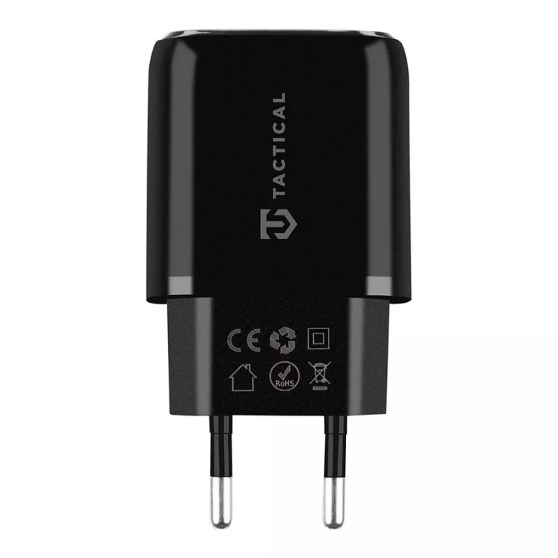 Carregador de carro Tactical Base Plug Dual preto com 2 portas USB-A, 3,1 A, 15,5 W