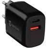 Carregador de carro Tactical Base Plug Dual preto com 2 portas USB-A, 3,1 A, 15,5 W