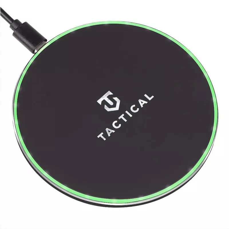 Carregador sem fios Tactical Base Plug Wireless Qi Pad 15W preto
