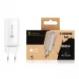 Adaptador Tactical FlashBang GaN branco 65W carregador USB-C