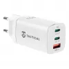 Adaptador Tactical FlashBang GaN branco 65W carregador USB-C