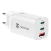 Adaptador Tactical FlashBang GaN branco 65W carregador USB-C