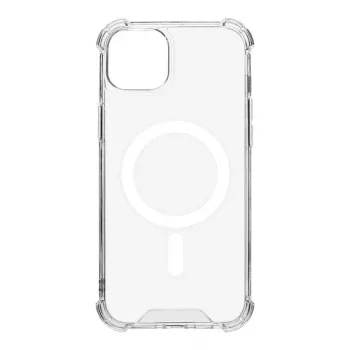 Capa traseira Tactical MagForce Plyo para iPhone 15 Plus transparente