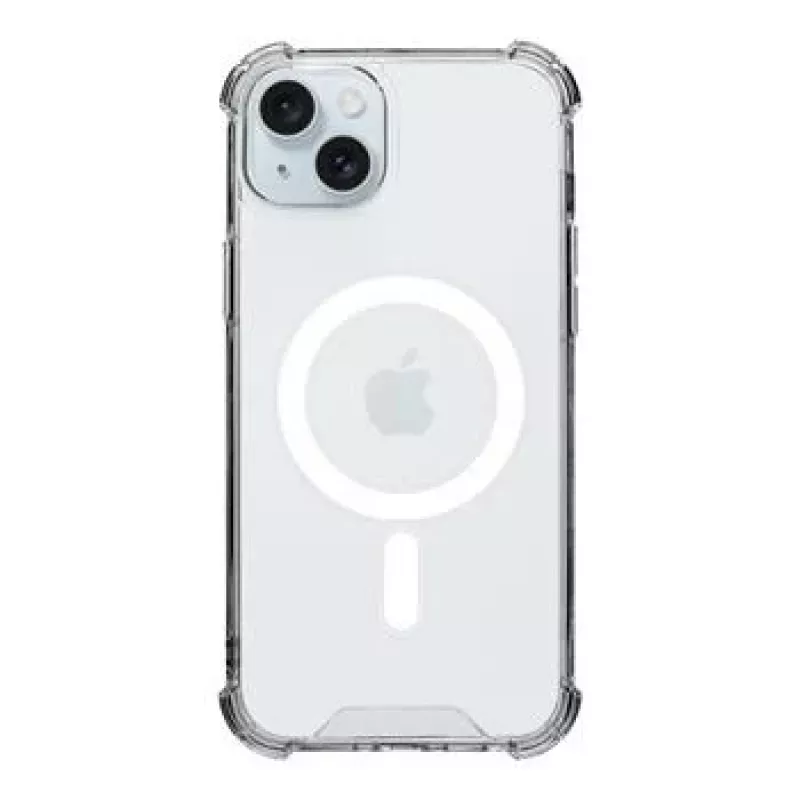 Capa traseira Tactical MagForce Plyo para iPhone 15 Plus transparente