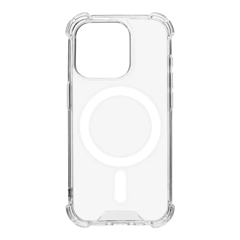 Capa traseira Tactical MagForce Plyo para iPhone 15 Pro, transparente