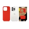 Capa traseira Tactical Velvet Smoothie para iPhone 15 Pro - vermelho chili