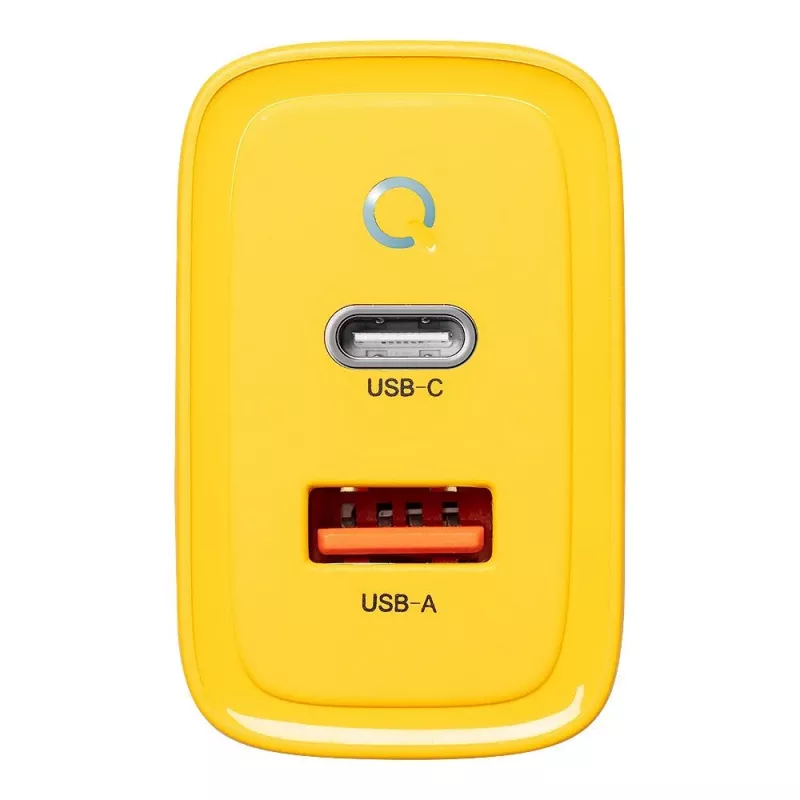 Carregador de parede Tactical Microgrid GaN 45W amarelo com USB-C