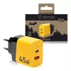 Carregador de parede Tactical Microgrid GaN 45W amarelo com USB-C