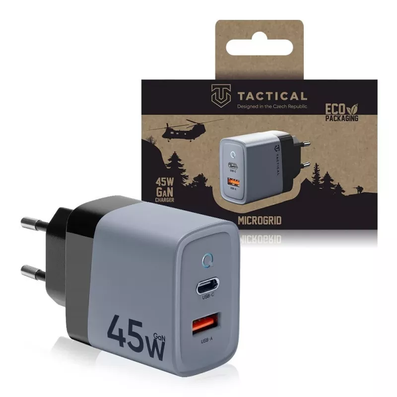 Tactical Microgrid GaN 45W cinzento