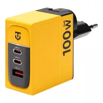 Carregador Tactical Nett Warrior GaN 100W amarelo