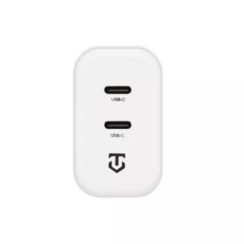 Carregador de parede Tactical Base Plug Dual 40W branco GaN