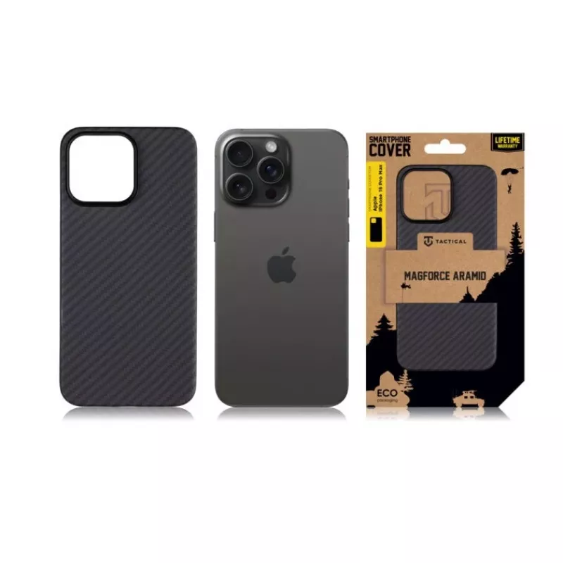 Capa traseira tática MagForce Aramid Galaxy S24+ preto
