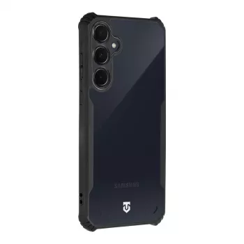 Capa traseira tática Quantum Stealth Galaxy A35 5G transparente/preto