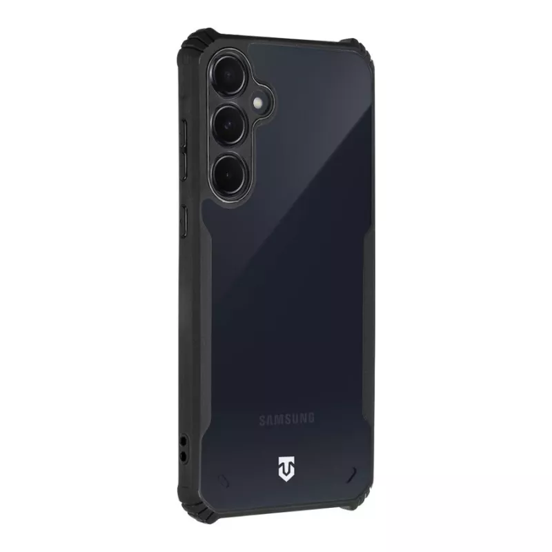 Capa traseira tática Quantum Stealth Galaxy A35 5G transparente/preto