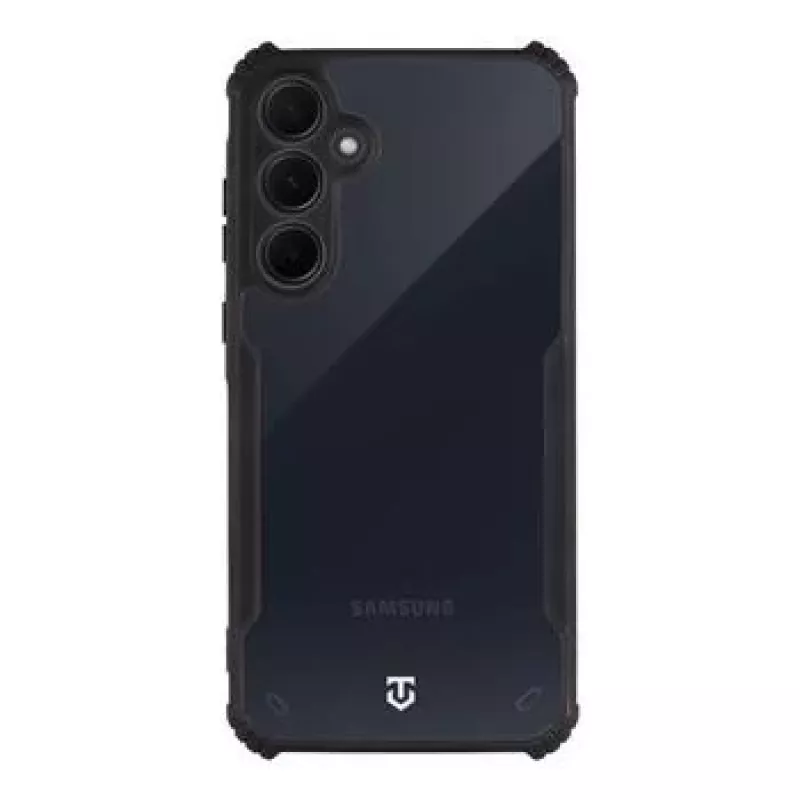 Capa traseira tática Quantum Stealth Galaxy A35 5G transparente/preto