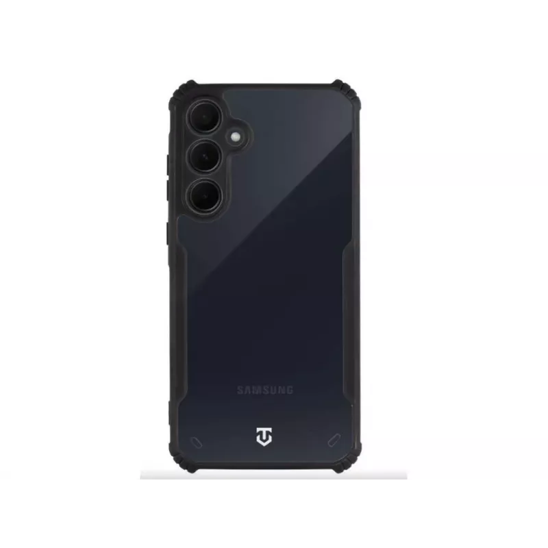 Capa traseira tática Quantum Stealth Galaxy A35 5G transparente/preto