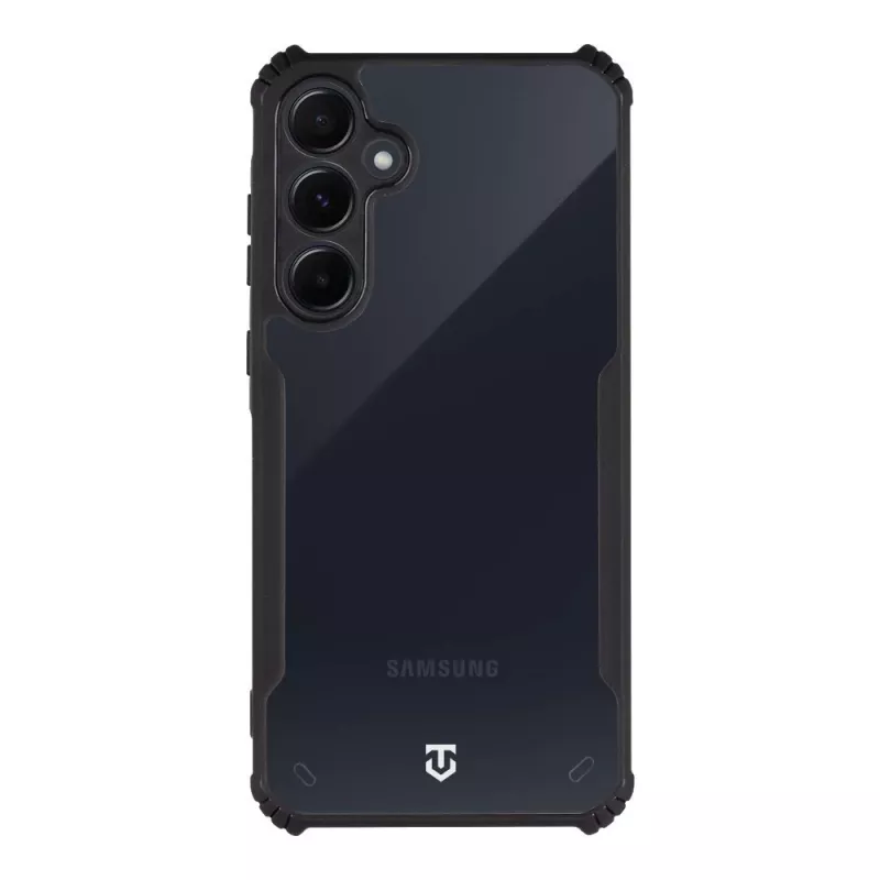 Capa traseira tática Quantum Stealth Galaxy A55 5G transparente/preto