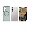 Capa traseira tática MagForce Hyperstealth Galaxy S24+ verde-floresta