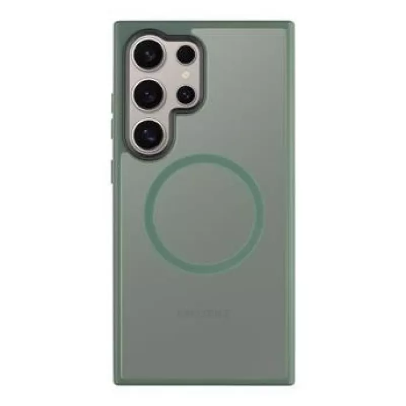 Capa traseira tática MagForce Hyperstealth para Samsung Galaxy S24 Ultra, verde-floresta