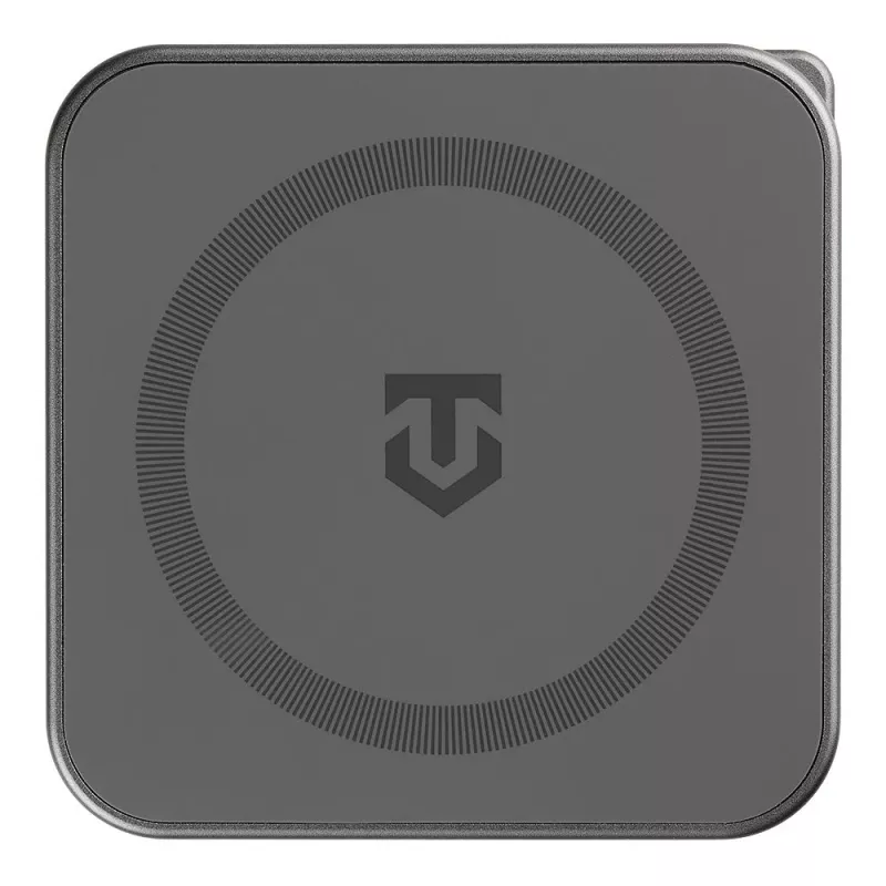 Suporte de automóvel magnético tático MagForce Saviour 3em1 com carregador sem fios e power bank 5000 mAh preto