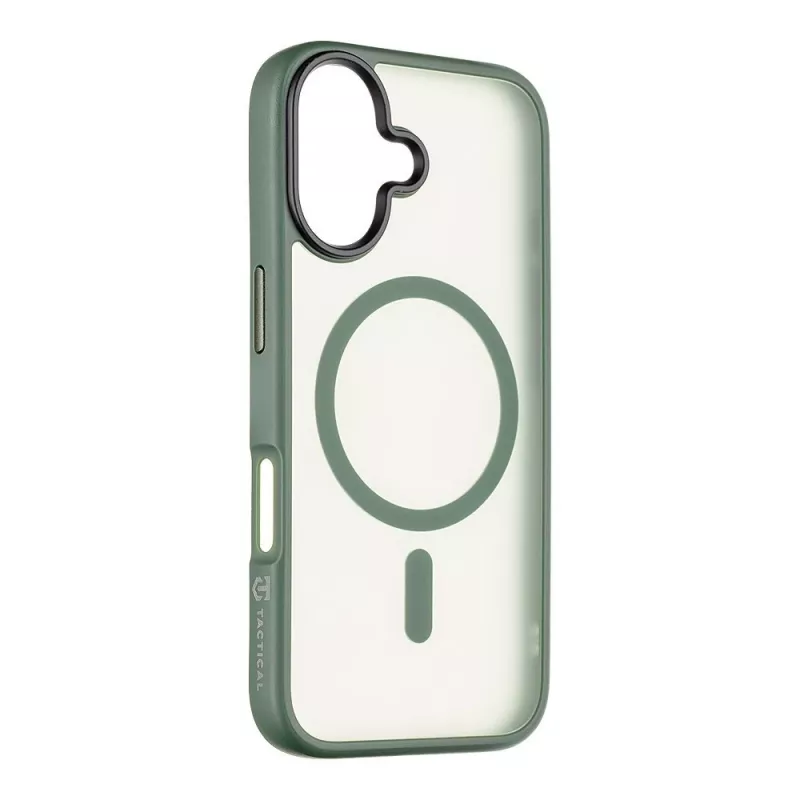 Capa traseira tática MagForce Hyperstealth iPhone 16 verde-floresta