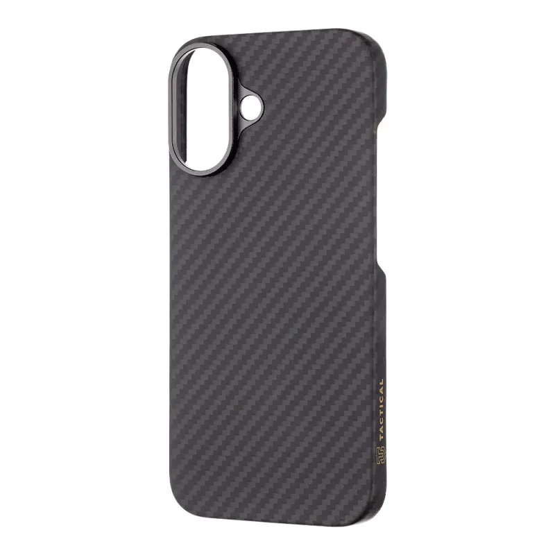 Capa traseira tática MagForce Aramid para iPhone 16 preta