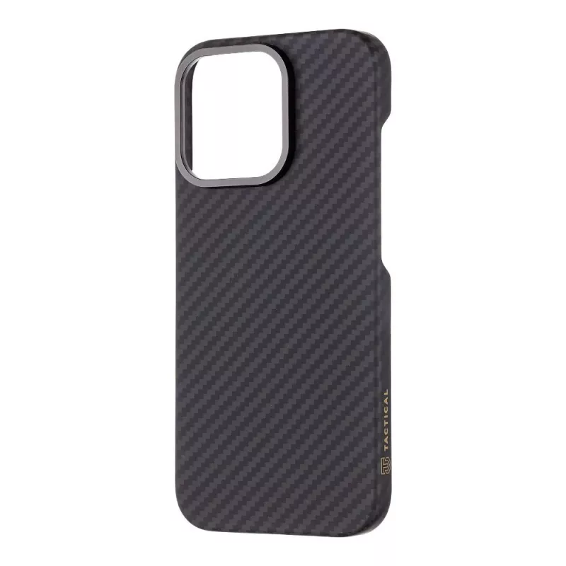 Capa traseira tática MagForce Aramid para iPhone 16 Pro preta
