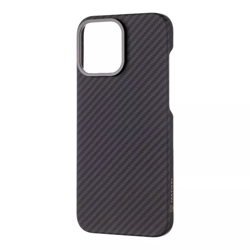 Capa traseira tática MagForce Aramid para Apple iPhone 16 Pro Max preta