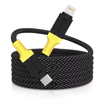 Cabo tático MagRope USB-C/Lightning preto/amarelo - Digital/Data