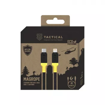 Cabo tático MagRope USB-C/Lightning preto/amarelo - Digital/Data