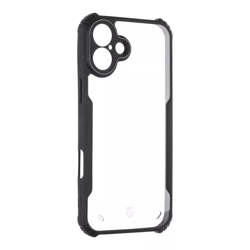 Capa traseira tática Quantum Stealth iPhone 16 Plus transparente/preto