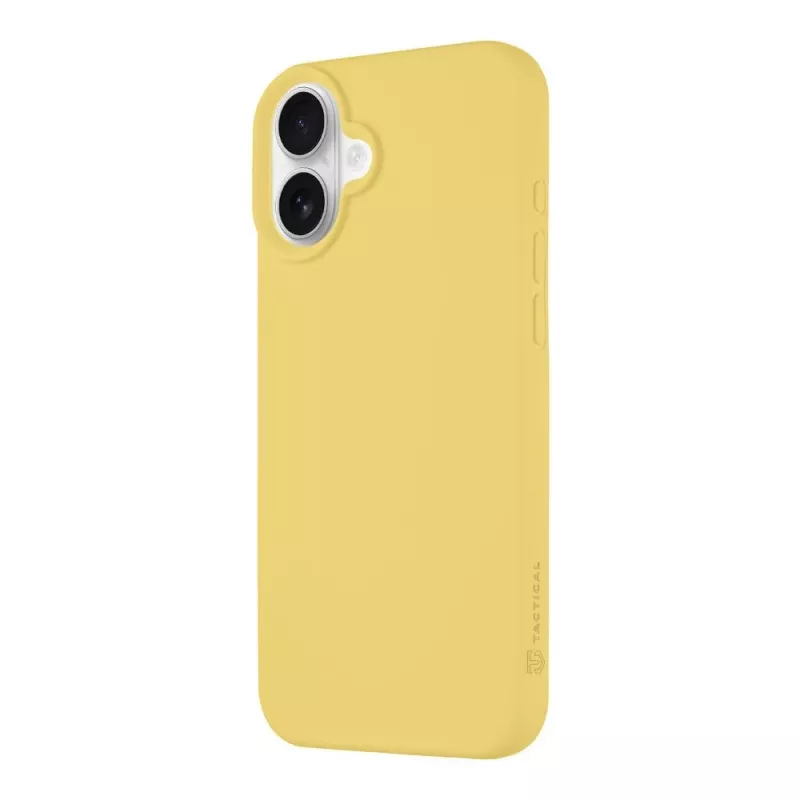 Capa traseira tática MagForce Velvet Smoothie para iPhone 16 Plus - Banana Yellow