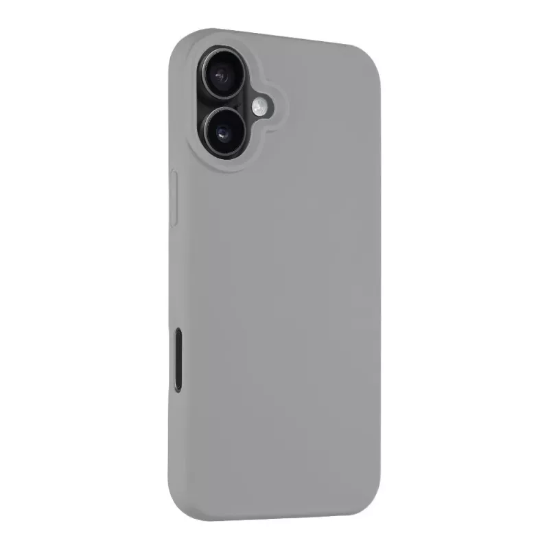 Capa traseira tática MagForce Velvet Smoothie para iPhone 16 Plus, cinzento-nevoeiro