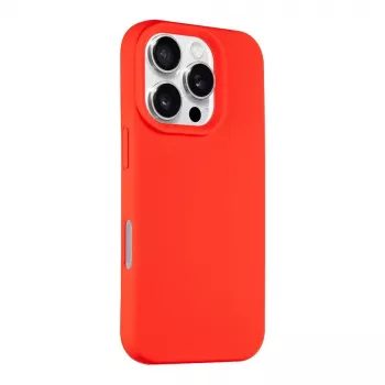 Capa traseira tática MagForce Velvet Smoothie para Apple iPhone 16 Pro – Chilli Red