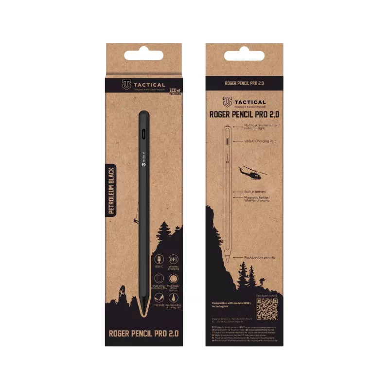 Tactical Roger Pencil Pro 2.0 caneta stylus digital preta