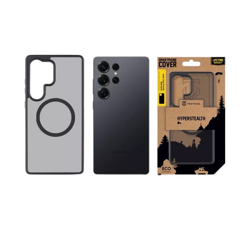Capa traseira tática MagForce Hyperstealth Galaxy S25 Ultra Asphalt