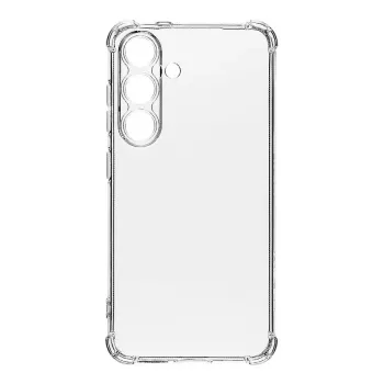 Capa traseira tática TPU Plyo para Samsung Galaxy S25 transparente