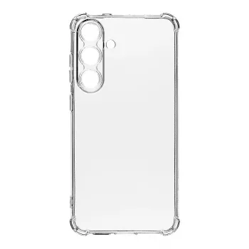 Capa traseira tática TPU Plyo para Samsung Galaxy S25+ transparente