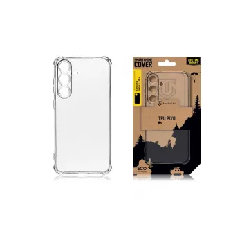 Capa traseira tática TPU Plyo para Samsung Galaxy S25+ transparente