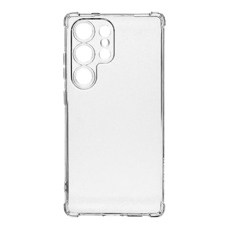 Capa traseira tática TPU Plyo para Samsung Galaxy S25 Ultra transparente