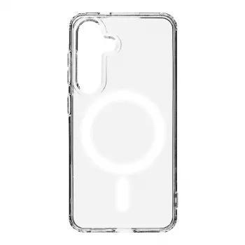 Capa traseira tática MagForce Galaxy S25 transparente