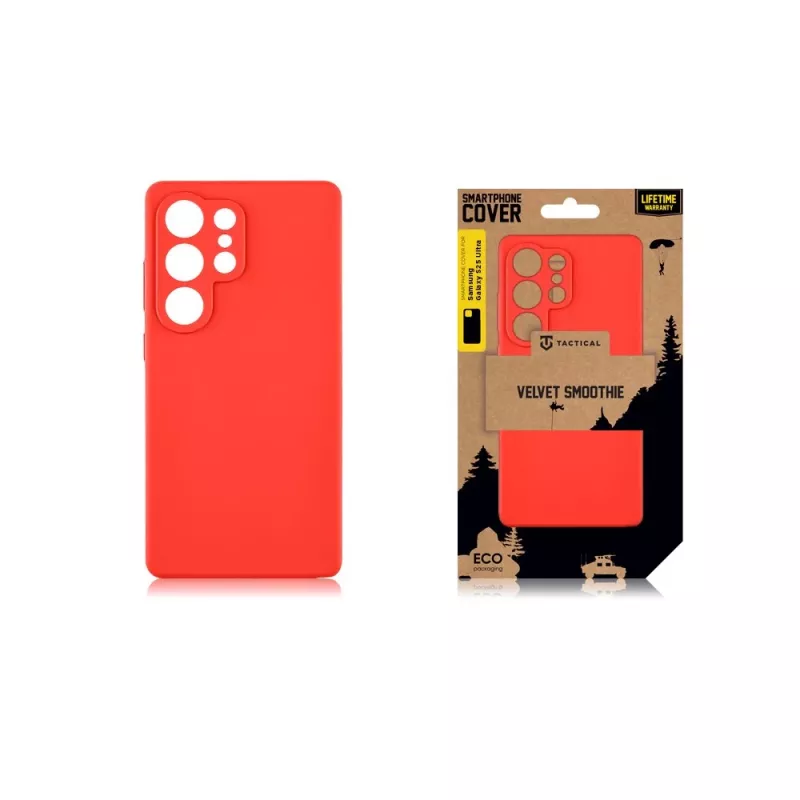 Capa traseira Tactical Velvet Smoothie Galaxy S25 Ultra Chilli