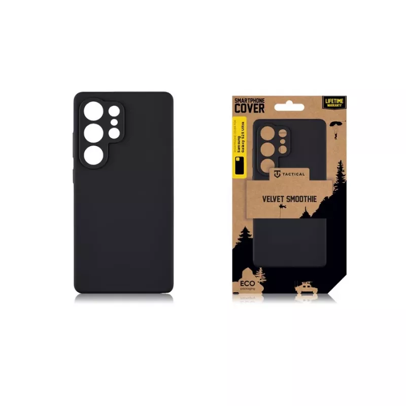Capa traseira Tactical Velvet Smoothie para Samsung Galaxy S25 Ultra - Asphalt