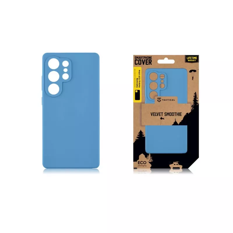 Capa traseira Tactical Velvet Smoothie para Samsung Galaxy S25 Ultra - preto