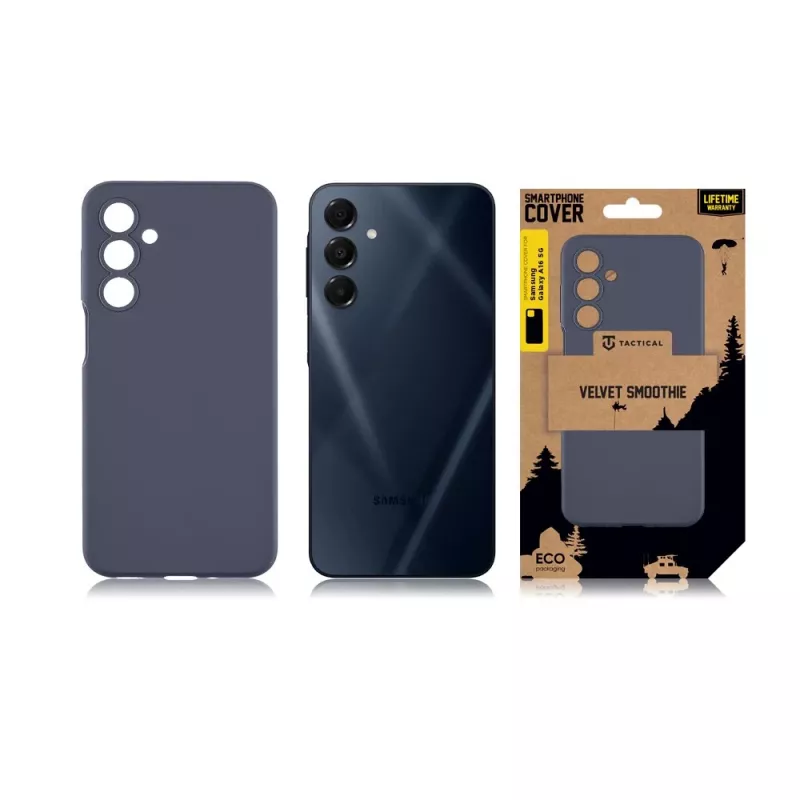 Capa traseira Tactical Velvet Smoothie para Samsung Galaxy A16 4G/5G - preto